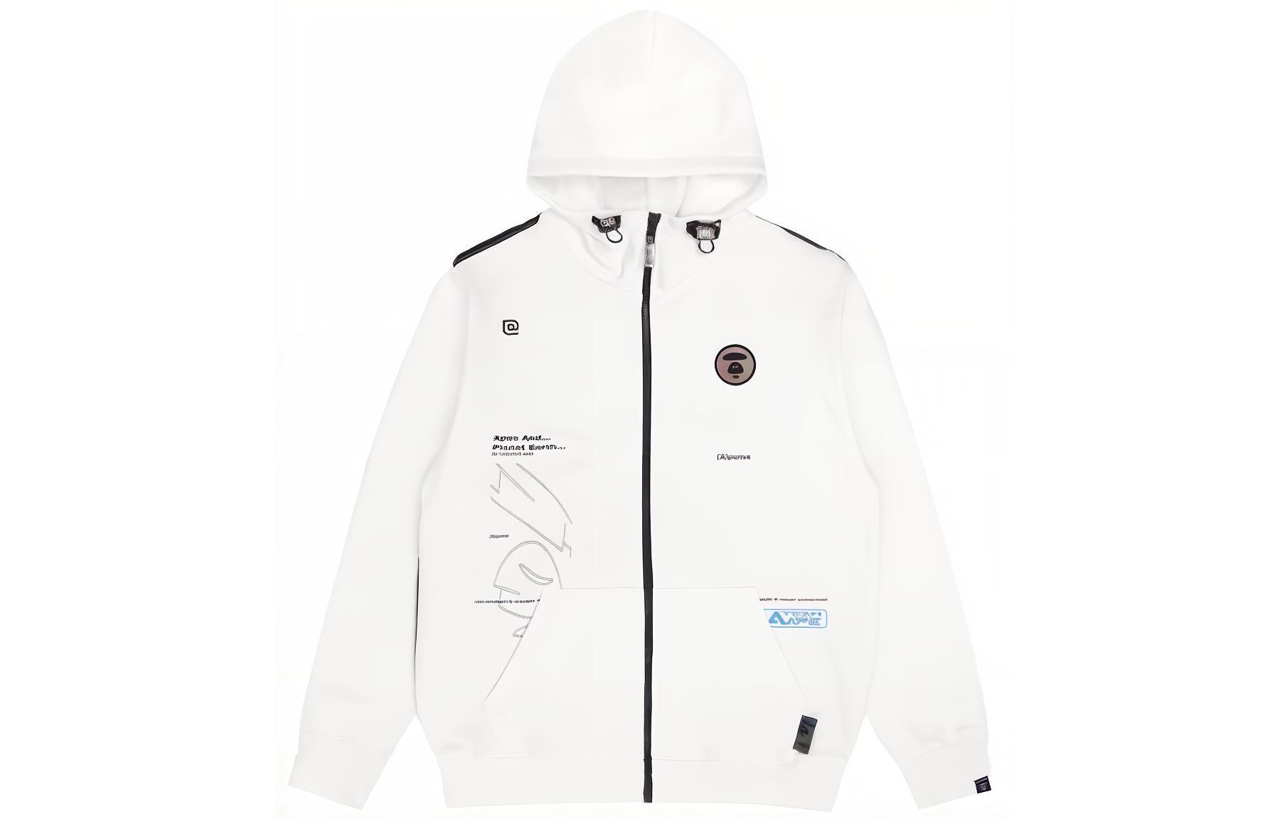 Details for AAPE 패션 캐주얼 집업 후드 롱슬리브 스웨트셔츠. AAPSWM3965XXJ-1