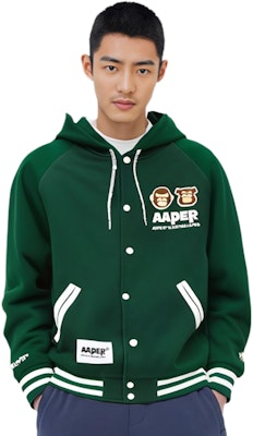 AAPE 그린 루즈핏 후디 롱슬리브 스웻셔츠 AAPSWMA345XAL Shop AAPE 그린 루즈핏 후디 롱슬리브 스웻셔츠 AAPSWMA345XAL