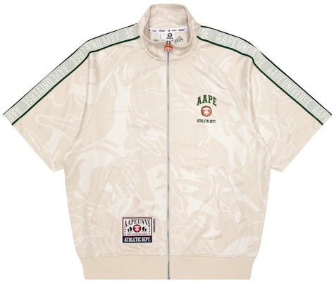 Aape 레터 자수 탈부착 소매 집업 재킷. AAPSWMB302XXM Sizing Aape 레터 자수 탈부착 소매 집업 재킷. AAPSWMB302XXM