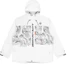 Purchase AAPE Letter Print Detachable Sleeve Windbreaker Jacket - Casual & Warm. AAPJKM7466XXH-1