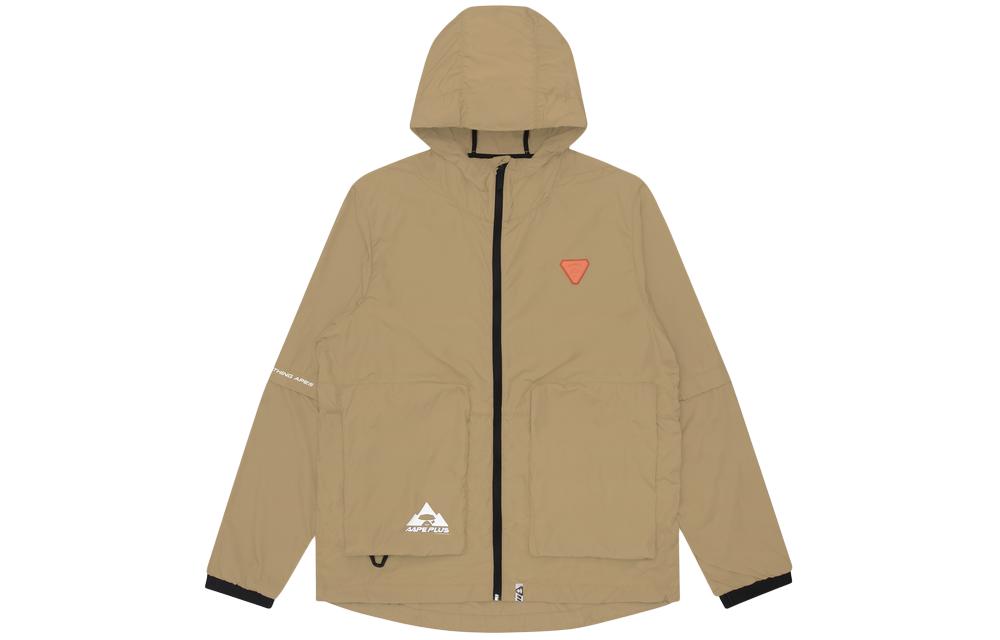 Lookbook 아페 레터 프린트 지퍼 후드 재킷 긴팔 AAPLJM7435XXG