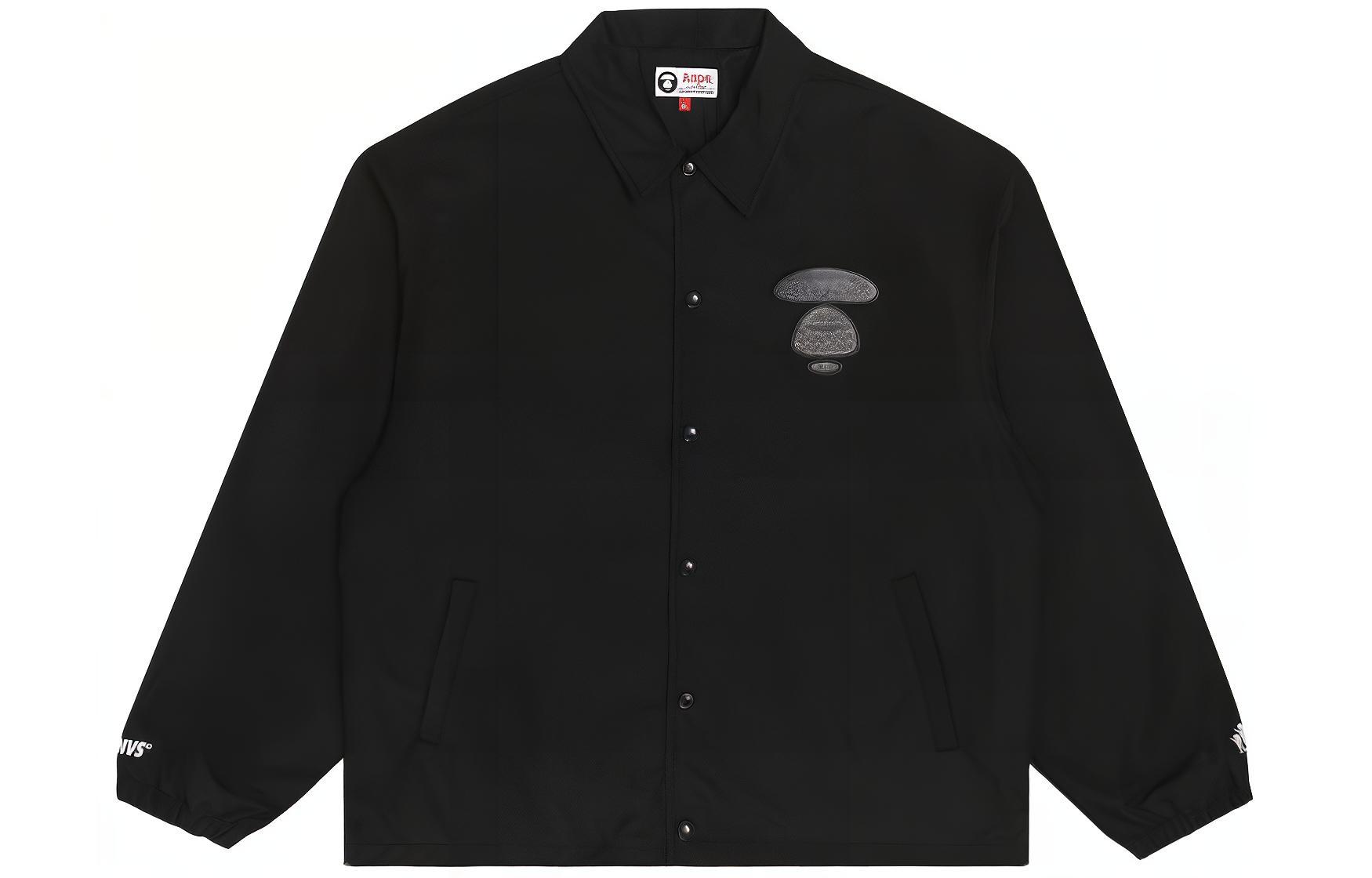 Lookbook Aape 寬鬆版拼色字母印花潮流夾克 AAPLJM7448XXH