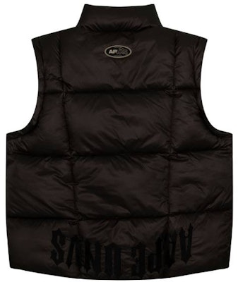 아페 루즈핏 면 재킷, 원숭이 로고, 탈부착 소매 및 지퍼 디자인. AAPJKM7611XXL 1