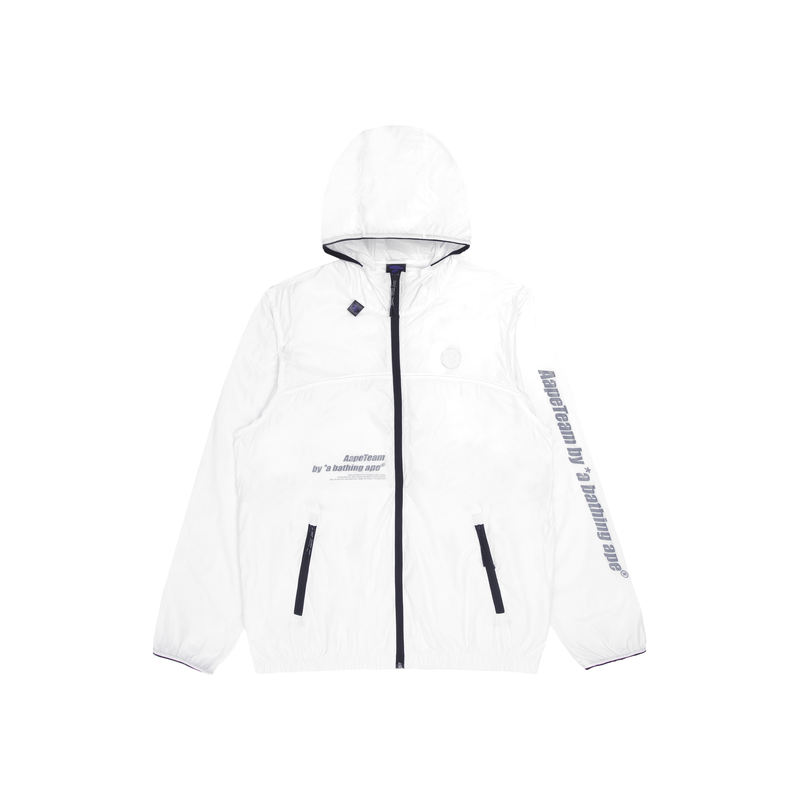 Order 아페 로고 프린트 지퍼 루즈핏 후드 재킷. AAPLJM7584XXK