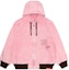 Buy Aape 핑크 바시티 레터 자수 집업 후드 재킷. AAPLJM7646XAM