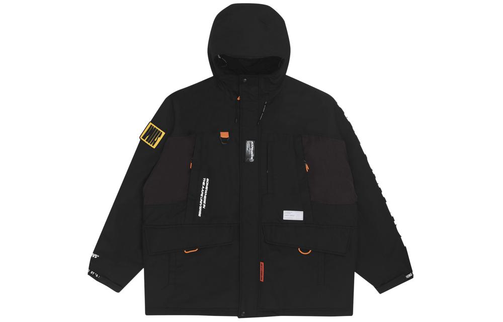 Lookbook Aape 프린트 유틸리티 포켓 후드 재킷 AAPJKM7458XXH