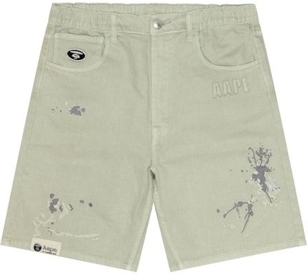 아페 릴렉스드 핏 자수 에이프 페이스 쇼츠 그린 AAPSPMA688XXM Buy 아페 릴렉스드 핏 자수 에이프 페이스 쇼츠 그린 AAPSPMA688XXM