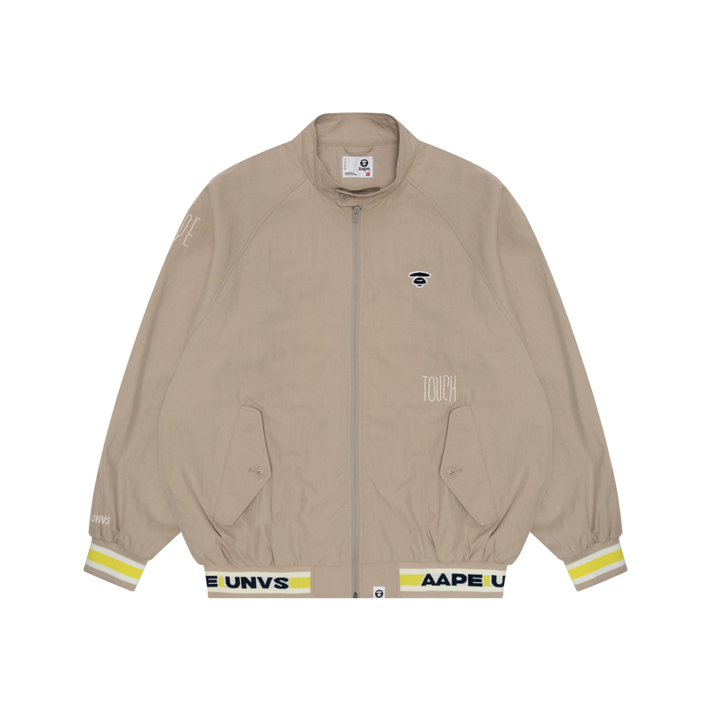 Aape  Relaxed Fit Jacket with Ape Face and Letter Embroidery. AAPLJM7643XXM