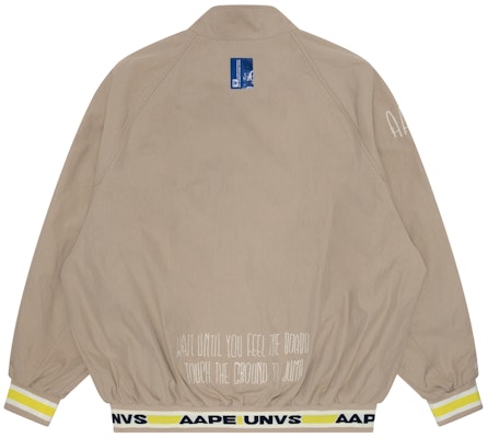 Aape 릴렉스 핏 자켓 - 원숭이 얼굴 자수와 레터링 디테일. AAPLJM7643XXM Lookbook Aape 릴렉스 핏 자켓 - 원숭이 얼굴 자수와 레터링 디테일. AAPLJM7643XXM