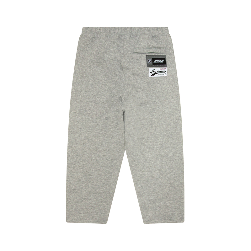 Lookbook AAPE 릴렉스 핏 로고 조거 팬츠 화이트/그레이 WH2. AAPPTMB641XAN