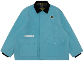 Aape Reversible Long Sleeve Jacket with Ape Face Badge Design AAPJKM7680XXN Aape Reversible Long Sleeve Jacket with Ape Face Badge Design AAPJKM7680XXN