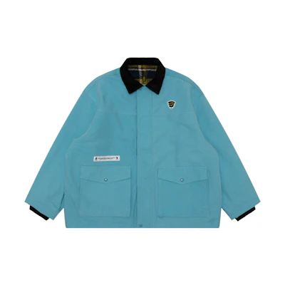 Aape Reversible Long Sleeve Jacket with Ape Face Badge Design AAPJKM7680XXN