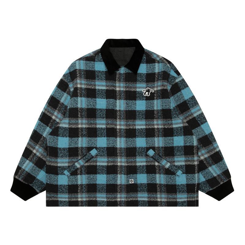 Cheap Aape Jaket Lengan Panjang Boleh Balik dengan Rekaan Lencana Ape Face AAPJKM7680XXN