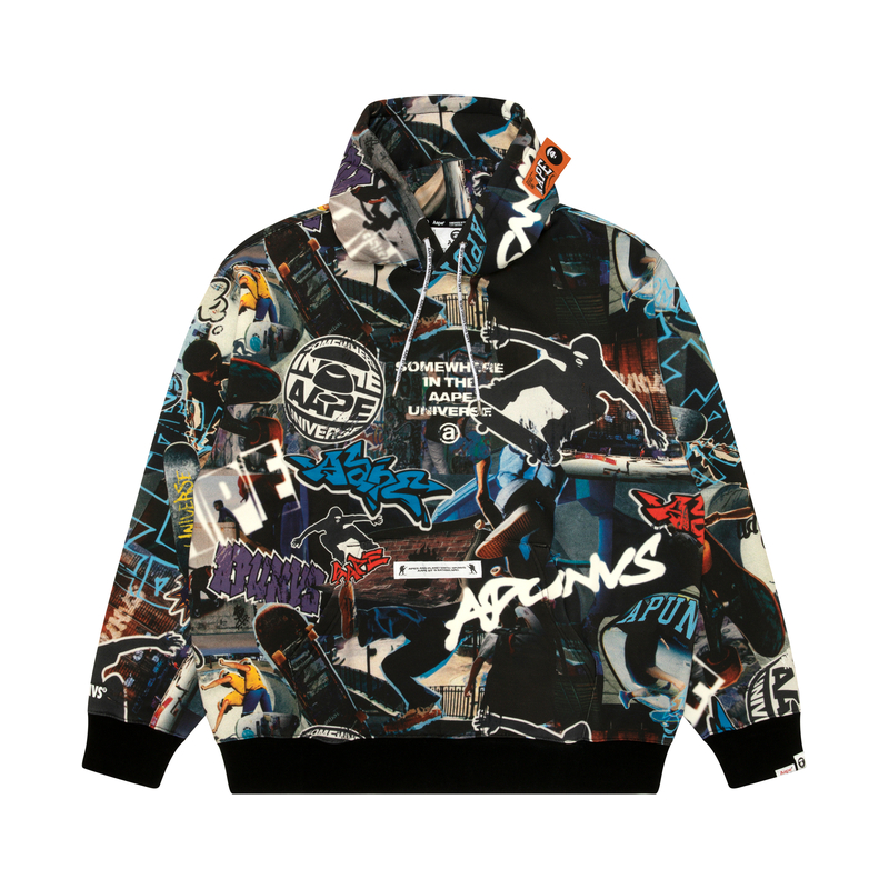 Aape  Skateboarding Casual Hoodie - Comfortable Streetwear. AAPSWMB358XXN 圖 2