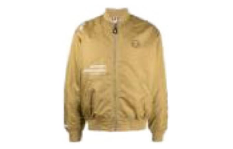 Purchase AAPE 솔리드 컬러 로고 패치 야구 카라 집업 재킷. AJK7596XXL