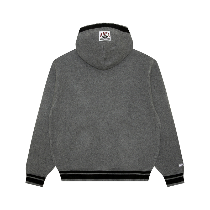 Aape  Solid Color Knit Hoodie with Button Closure AAPKNMC313XXN 圖 3