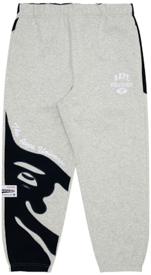 아페 화이트 릴렉스 핏 엘라스틱 웨이스트 팬츠 - 에이프 페이스 자수 AAPPTMA656XXL Order 아페 화이트 릴렉스 핏 엘라스틱 웨이스트 팬츠 - 에이프 페이스 자수 AAPPTMA656XXL