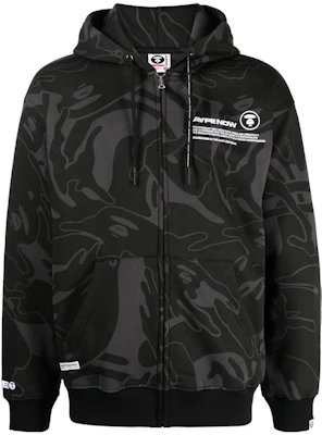 AAPE Abstract Print Drawstring Zipper Hoodie Sweatshirt ASWA313XXL Purchase AAPE Abstract Print Drawstring Zipper Hoodie Sweatshirt ASWA313XXL