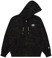 AAPE Ape Face Badge Full-Zip Casual Hoodie for Men. AAPSWMB303XXM AAPE Ape Face Badge Full-Zip Casual Hoodie for Men. AAPSWMB303XXM