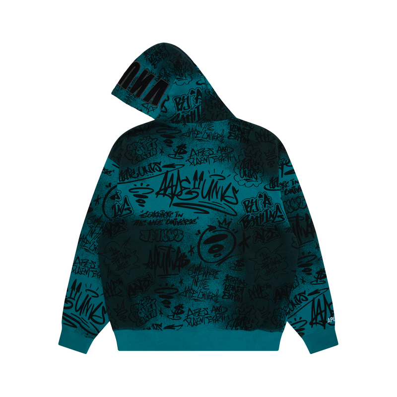 Purchase AAPE 남성용 에이프 페이스 배지 풀집 캐주얼 후드티. AAPSWMB303XXM