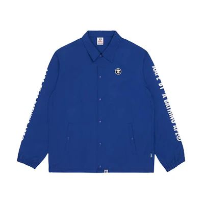 AAPE Ape Face Badge Letter Print Long-Sleeve Button-Up Jacket Men AAPLJM7311XXD