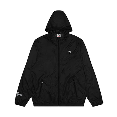 AAPE Ape Face Badge Lightweight Ripstop UV-Protection Hoodie Jacket - AAPLJM7637XXM