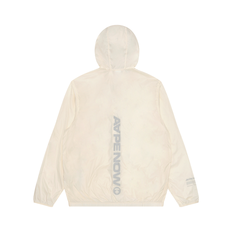 Purchase AAPE 에이프 페이스 배지 라이트 립스탑 UV-보호 후디 재킷 AAPLJM7637XXM