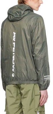 AAPE 에이프 페이스 배지 라이트 립스탑 UV-보호 후디 재킷 AAPLJM7637XXM 2