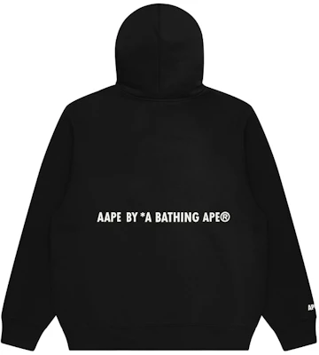 AAPE Ape Face Badge Loose Fit Hoodie Long Sleeve for Men AAPSWMA332XXL Lookbook AAPE Ape Face Badge Loose Fit Hoodie Long Sleeve for Men AAPSWMA332XXL