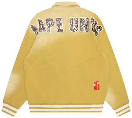 AAPE 에이프 페이스 자수 하프집 풀오버 스웨트셔츠 옐로우. AAPSWMB300XXM Lookbook AAPE 에이프 페이스 자수 하프집 풀오버 스웨트셔츠 옐로우. AAPSWMB300XXM