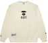 Order AAPE Ape Face Graphic Crewneck Sweatshirt Casual Wear AAPSWMB385XXN