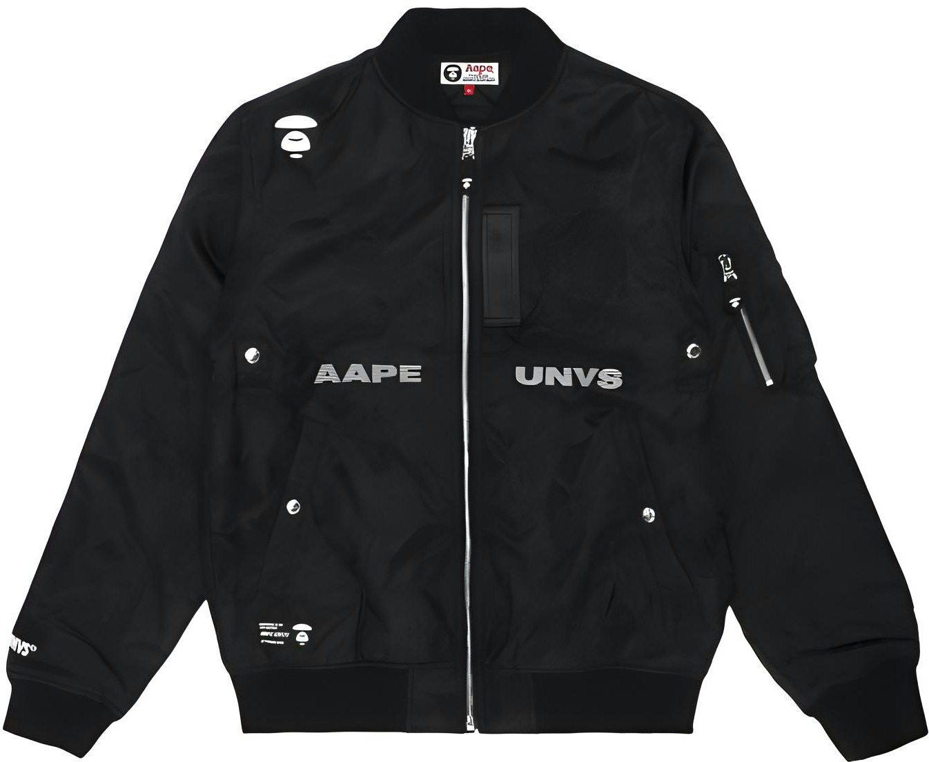 aape-ape-face-letter-print-bomber-jacket-for-men-aapjkm-7313-xxd