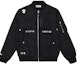 Buy AAPE 남성용 에이프 페이스 로고 프린트 봄버 자켓. AAPJKM7313XXD