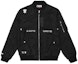 Order AAPE 남성용 에이프 페이스 로고 프린트 봄버 자켓. AAPJKM7313XXD