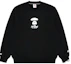 Purchase AAPE Ape Face Letter Print Crewneck Casual Long-Sleeve Pullover Sweatshirt AAPSWMA325XXL