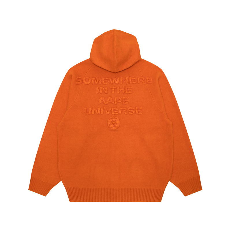 Sizing 아페 페이스 로고 캐주얼 니트 스웨터. AAPKNMB375XXN