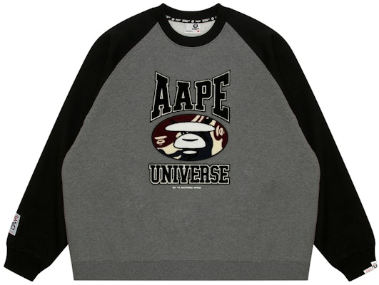 아페 에이프 페이스 로고 크루넥 스웻셔츠 AAPSWMB366XXN Shop 아페 에이프 페이스 로고 크루넥 스웻셔츠 AAPSWMB366XXN