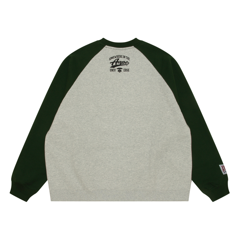 Sizing 아페 에이프 페이스 로고 크루넥 스웻셔츠 AAPSWMB366XXN