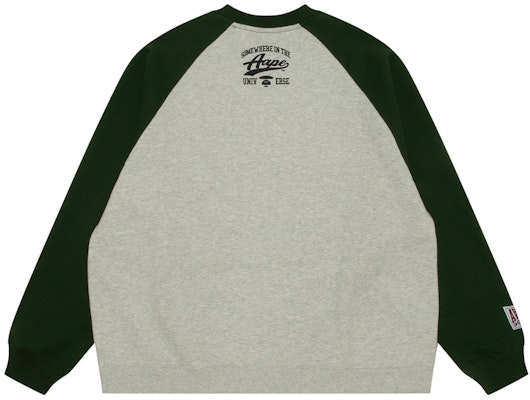 아페 에이프 페이스 로고 크루넥 스웻셔츠 AAPSWMB366XXN Sizing 아페 에이프 페이스 로고 크루넥 스웻셔츠 AAPSWMB366XXN