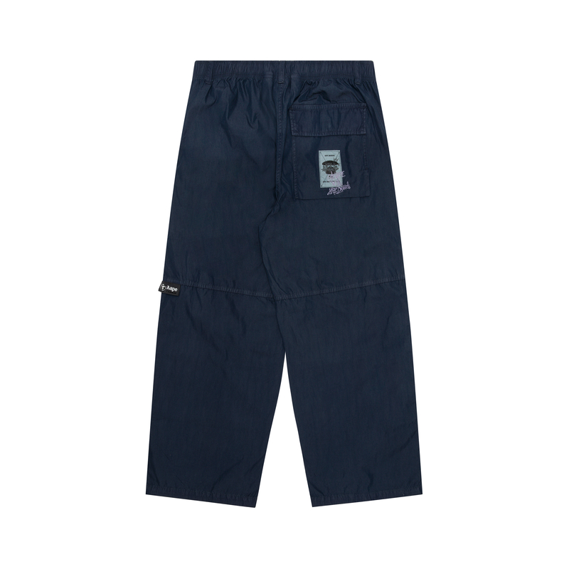 Purchase AAPE 에이프 페이스 로고 스트레이트 루즈 핏 캐주얼 팬츠 AAPPTMA679XXM