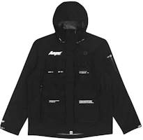 AAPE Ape Face Logo Utility Pocket Patchwork Hoodie Jacket AAPLJM7451XXH AAPE Ape Face Logo Utility Pocket Patchwork Hoodie Jacket AAPLJM7451XXH