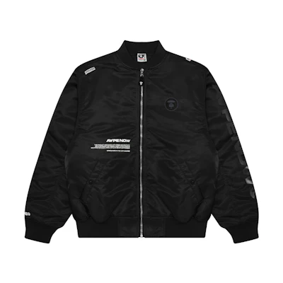 Aape Ape Face Patch Letter Print Long Sleeve Casual Jacket Men AAPJKM7596XXL