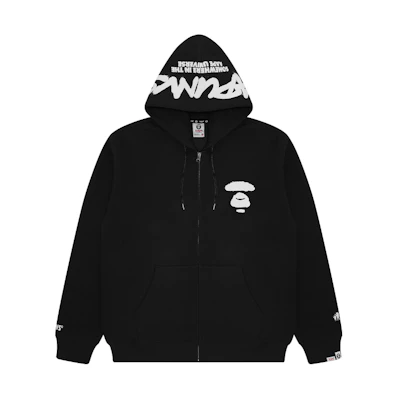AAPE Ape Face Print Hoodie Long-Sleeve Casual Sweatshirt AAPSWMA331XXL