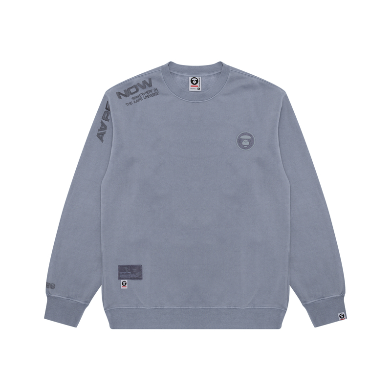 Order AAPE Ape Logo Embroidery Casual Crewneck Pullover Sweatshirt for Men AAPSWMA307XXL