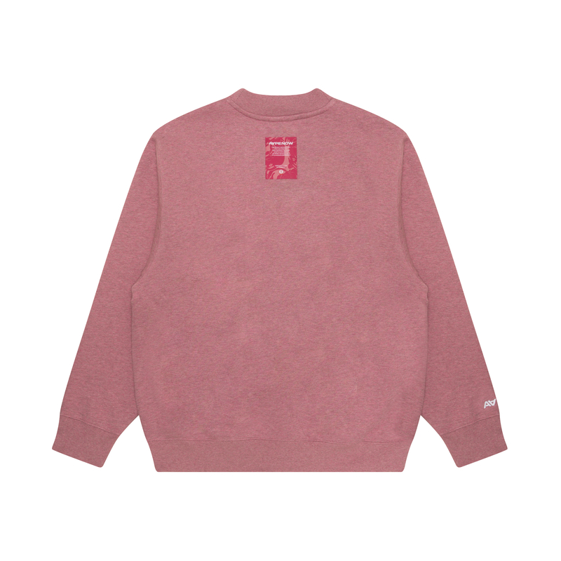 AAPE Ape Logo Embroidery Casual V-Neck Cardigan Fleece Sweatshirt Pink Men AAPSWMB329XBN 圖 3