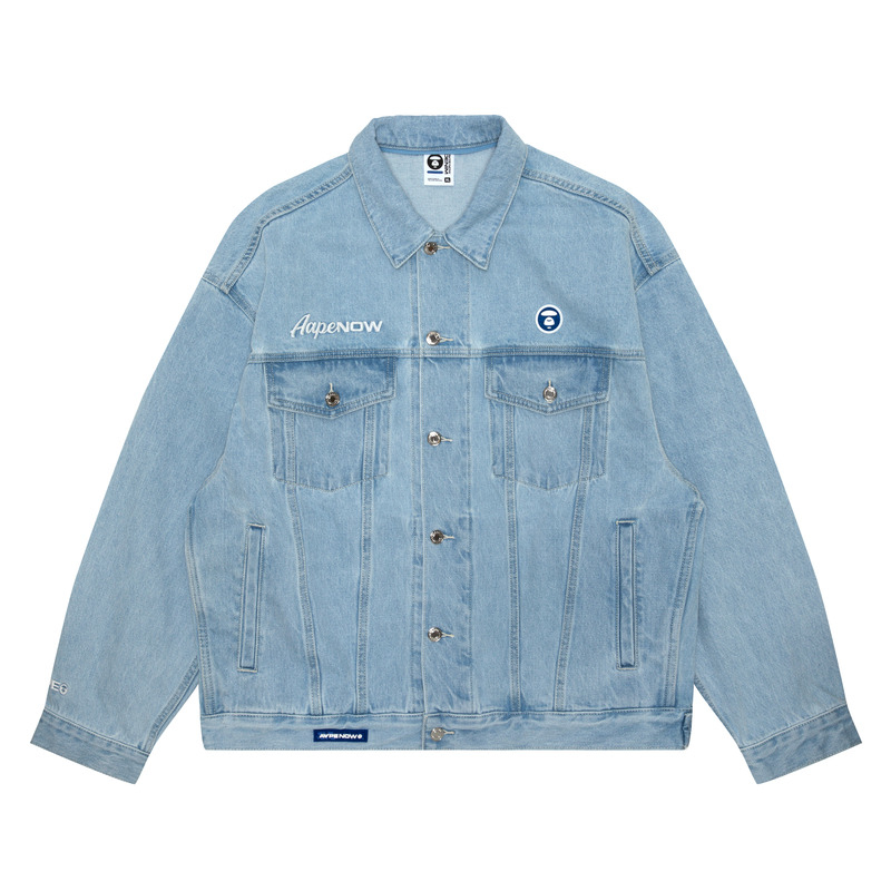 Details for 아페 로고 패치 탈부착 후드 남성 데님 재킷. AAPLJM7641XXM