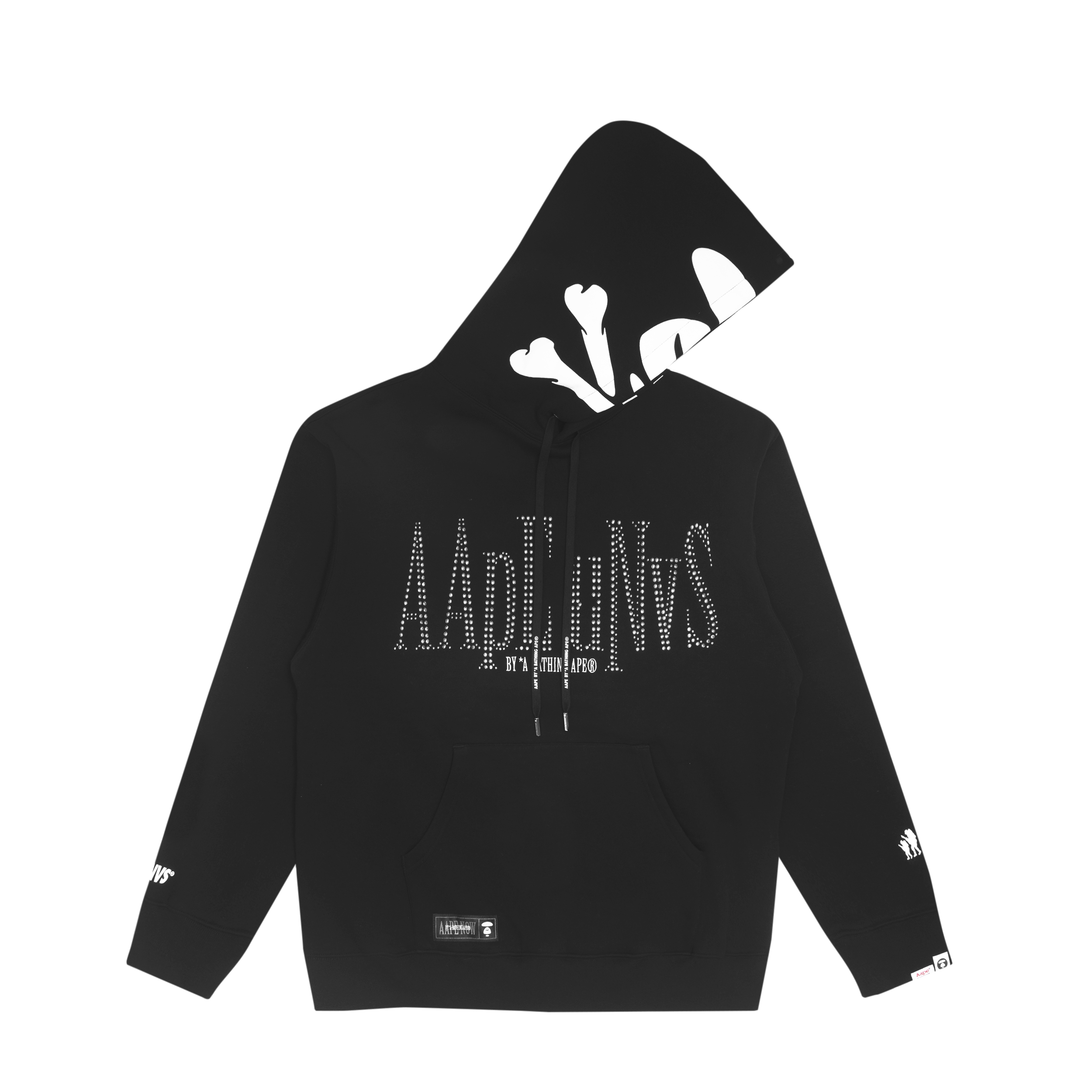 AAPE Ape Skull Crossbones Logo Pullover Hoodie Men AAPSWM3821XXH