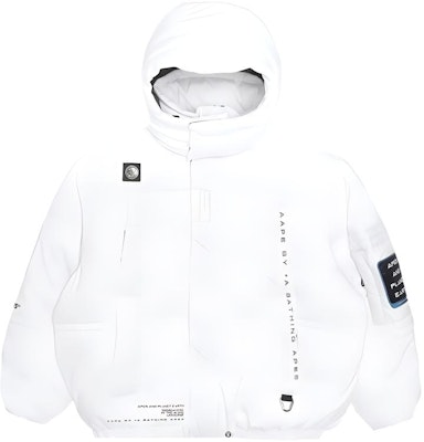 아페 배지 레터 프린트 코튼 후드 재킷 AAPJKM7462XXH Shop 아페 배지 레터 프린트 코튼 후드 재킷 AAPJKM7462XXH