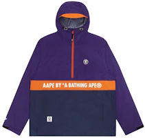 AAPE Badge Logo Colorblock Lightweight Jacket for Men AAPLJM7349XXE AAPE Badge Logo Colorblock Lightweight Jacket for Men AAPLJM7349XXE