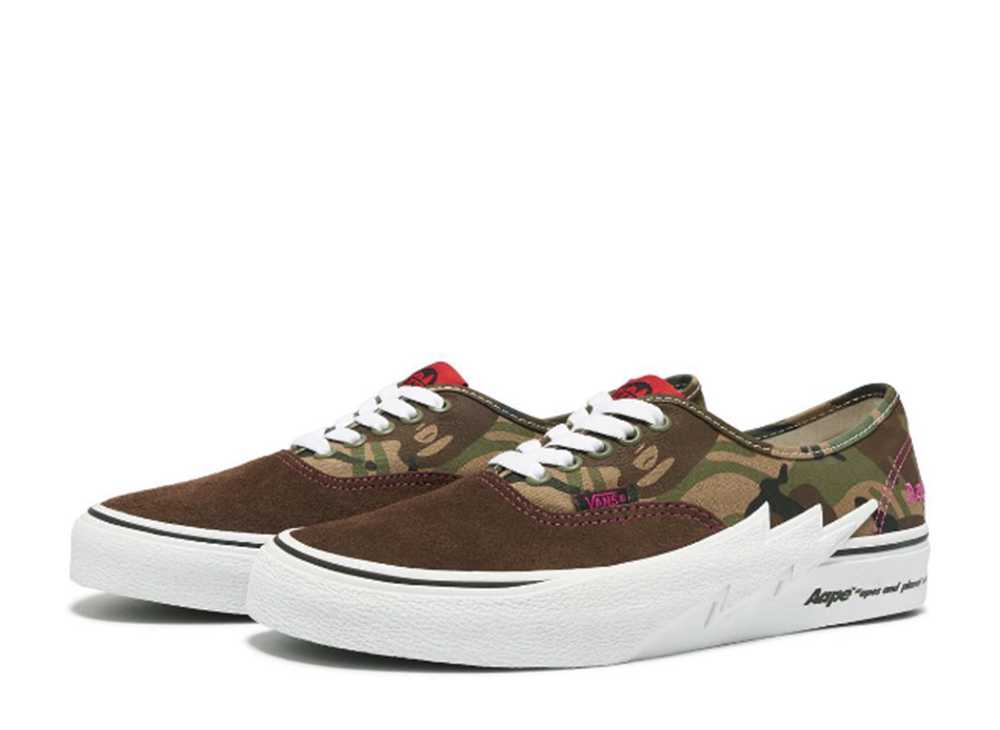 AAPE BY A BATHING APE® Vans Authentic Bolt 'Green'